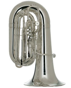 Meinl Weston CC Tuba - 6/4 Size - 4 Piston / 1 Rotary Valves - Silver Plated - 6450/2-S