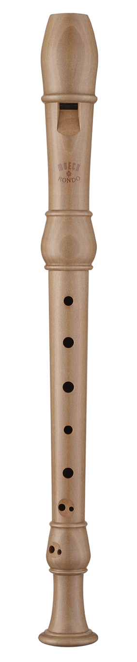 Moeck Flauto Rondo Stained Maple Alto Treble Recorder W/ Double Holes- 2302