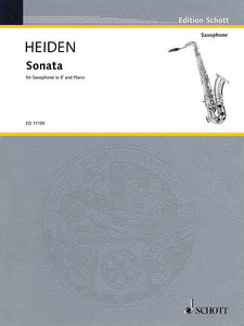 Sonata for E Flat Alto Saxophone and Piano by: Bernhard Heiden Dedicated to Larry Teal