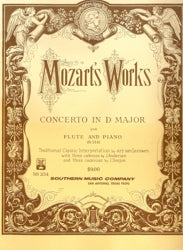Mozart's Works - Concerto in D Major for Flute and Piano - SS234