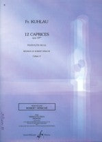 KUHLAU 12 CAPRICES FOR FLUTE BOOK 2 - 524-00433