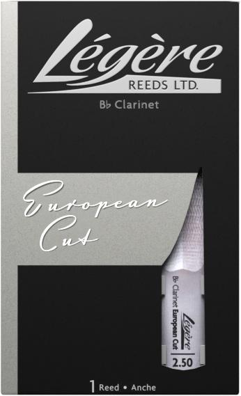 Legere European Cut Bb Clarinet Reeds - 1 Synthetic Reed