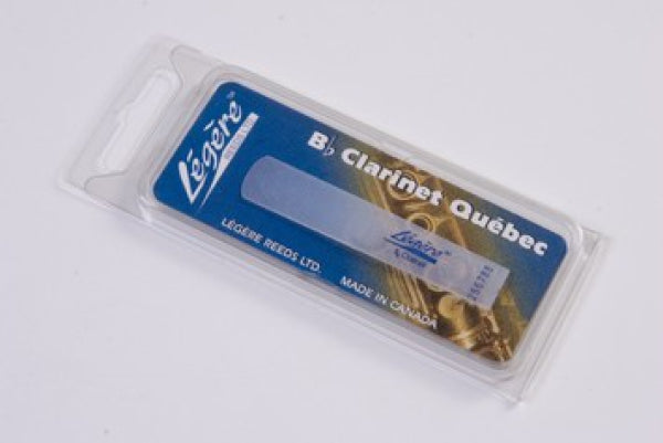 Legere Quebec Bb Clarinet Reeds  - 1 Synthetic Reed
