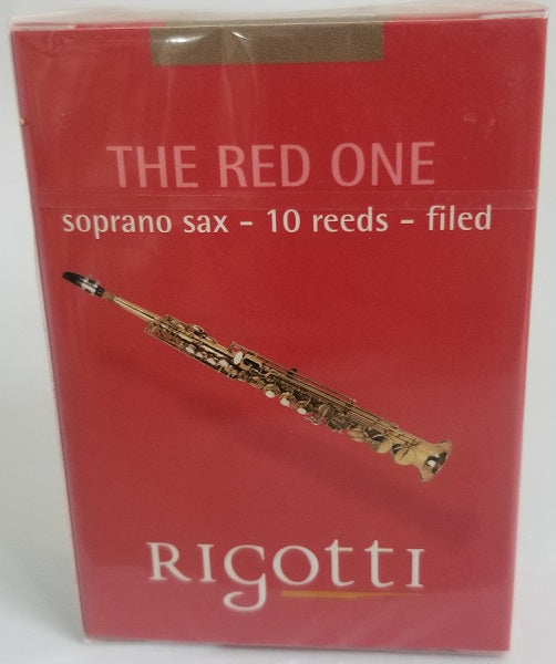 Rigotti Gold Soprano Saxophone Reeds - Classic Cut - 10 Per Box