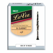 Load image into Gallery viewer, La Voz Bb Clarinet Reeds -10 Per Box