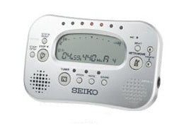 Seiko Tuner / Metronome with Stopwatch - Silver - STH100SE