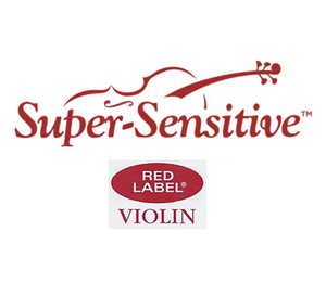 Super Sensitive Red Label Violin E 4/4  Medium Gauge String - SS2117