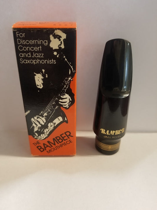 Bamber Jazz Hard Rubber Tenor Saxophone Mouthpiece