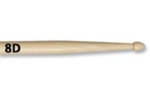 Vic Firth American Classic Hickory Drumstick Wooden Tip - 8D Jazz